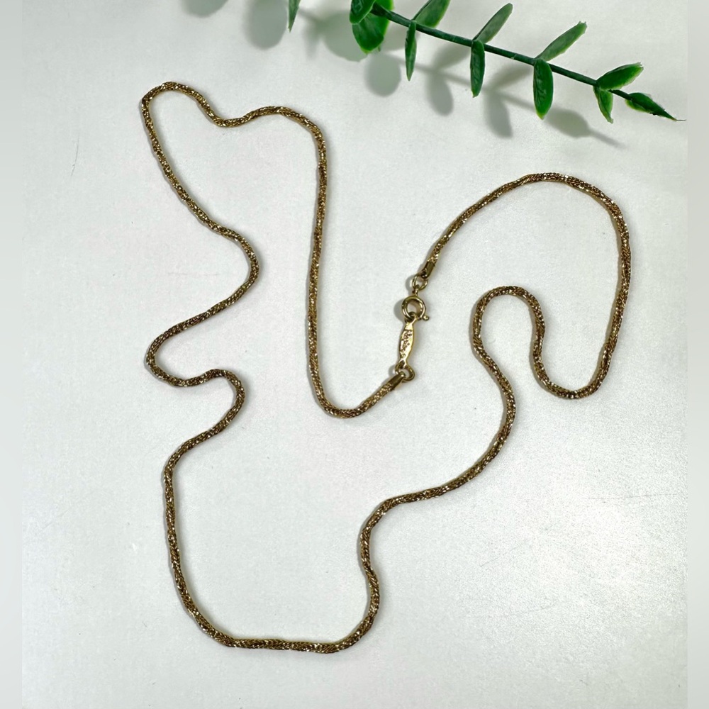 💛Vintage Napier Gold Tone Sparkly Twist Chain - Picture 6 of 9